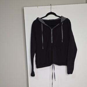 Black and Gray Women's Hoodie